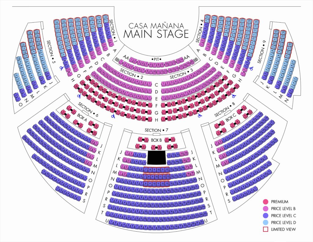 Mainstage Seating Chart